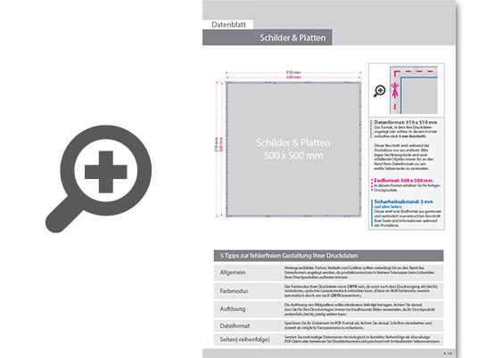 Product Bild hartschaumplatte_50_x_50cm__4_0-farbig_bedruckt